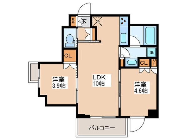 ルフォンプログレ中野坂上の物件間取画像